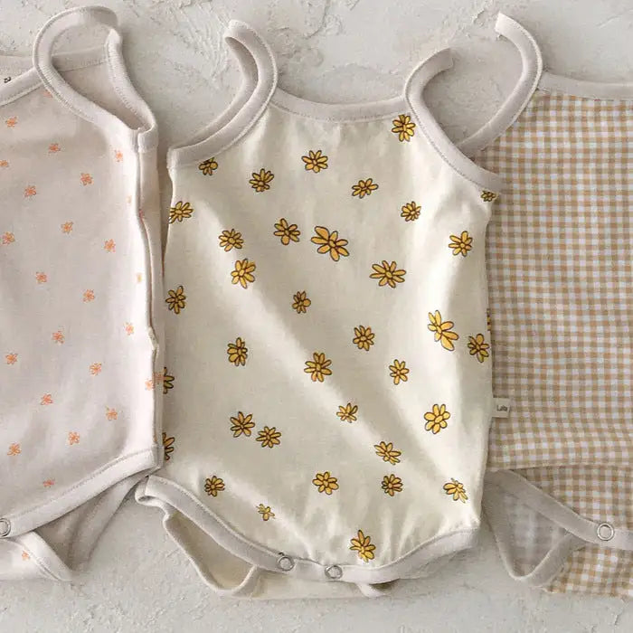 Korean-Style Soft Newborn Sling Romper & Vest