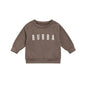 Toddler Solid Letter Print  Pullover