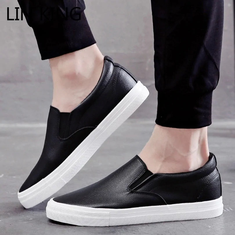 Classic Men Slip On Casual Leather Shoes