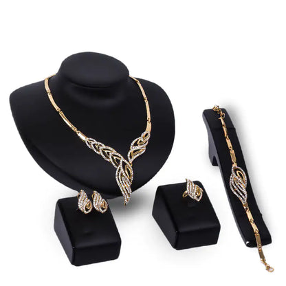 01 Gold Indian Bridal Jewelry Set