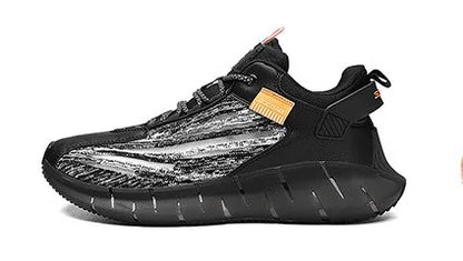 A Men's Reflective Running Shoes: High-Quality, Breathable Sneakers