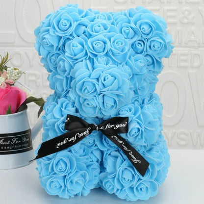 Christmas Gift Rose Plush Toy Bear