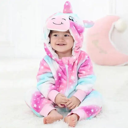 Children's Cute Long Sleeved Pajamas