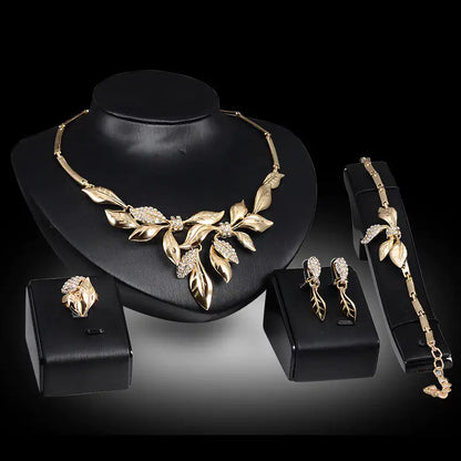 01 Gold Indian Bridal Jewelry Set