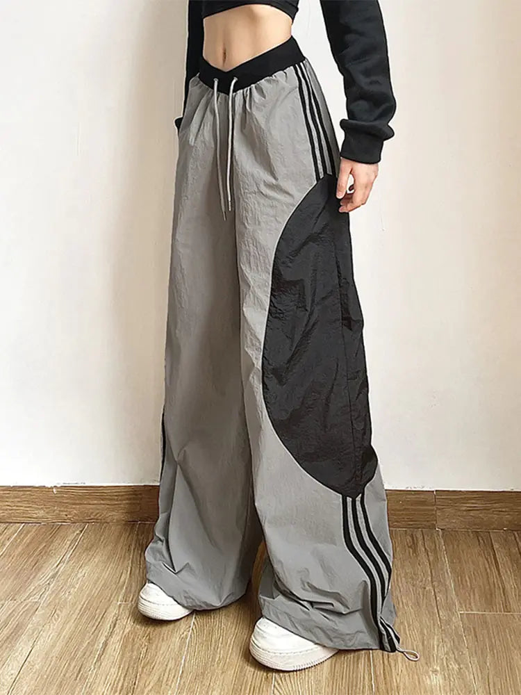 Y2K Women Streetwear Techwear Cargo Pants