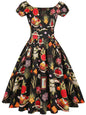 A Rockabilly Women Swing Dress