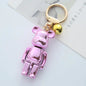 Colorful Bear Keychain Couples Gift