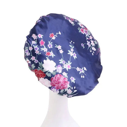 Women Satin Round Cap Sleep Hat