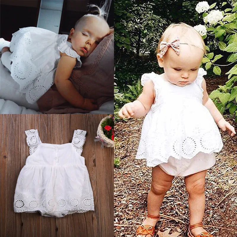 Girl Cotton Romper Jumpsuit Playsuit