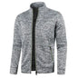 a Men Zipper Jackets Standing Collar