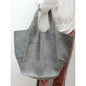 Soft Leather Large Capacity Shoulder Hand-held Tote Bag