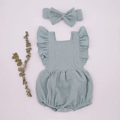 Organic Cotton Summer Baby Girl Clothes