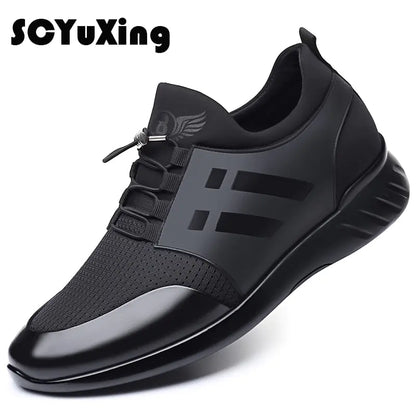 A Men&#39;s Shoes Quality Lycra+ Cow Leather Shoes Brand