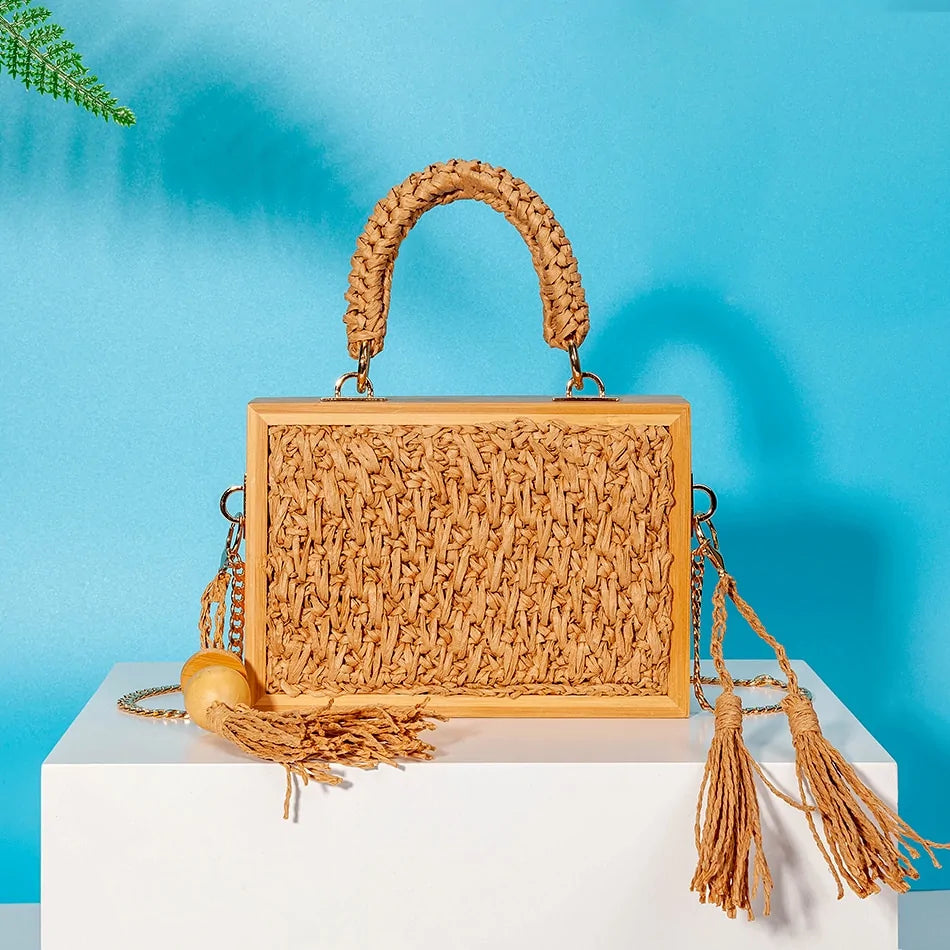 Retro Woven Straw Bags