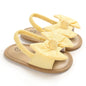 02 Baby Girls Bow Knot Sandals: Summer Soft Sole Princess Shoes