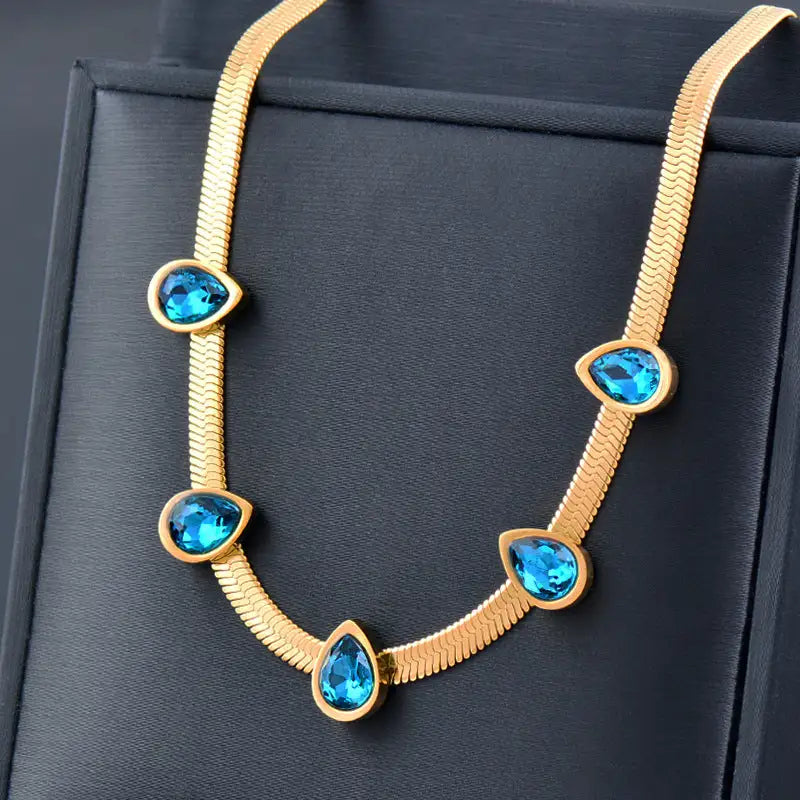 1 Azure necklace