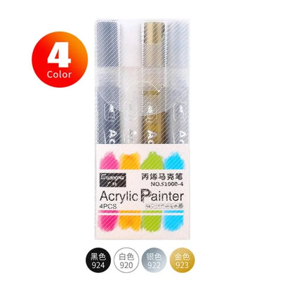 36 Colors Acrylic Marker Pens