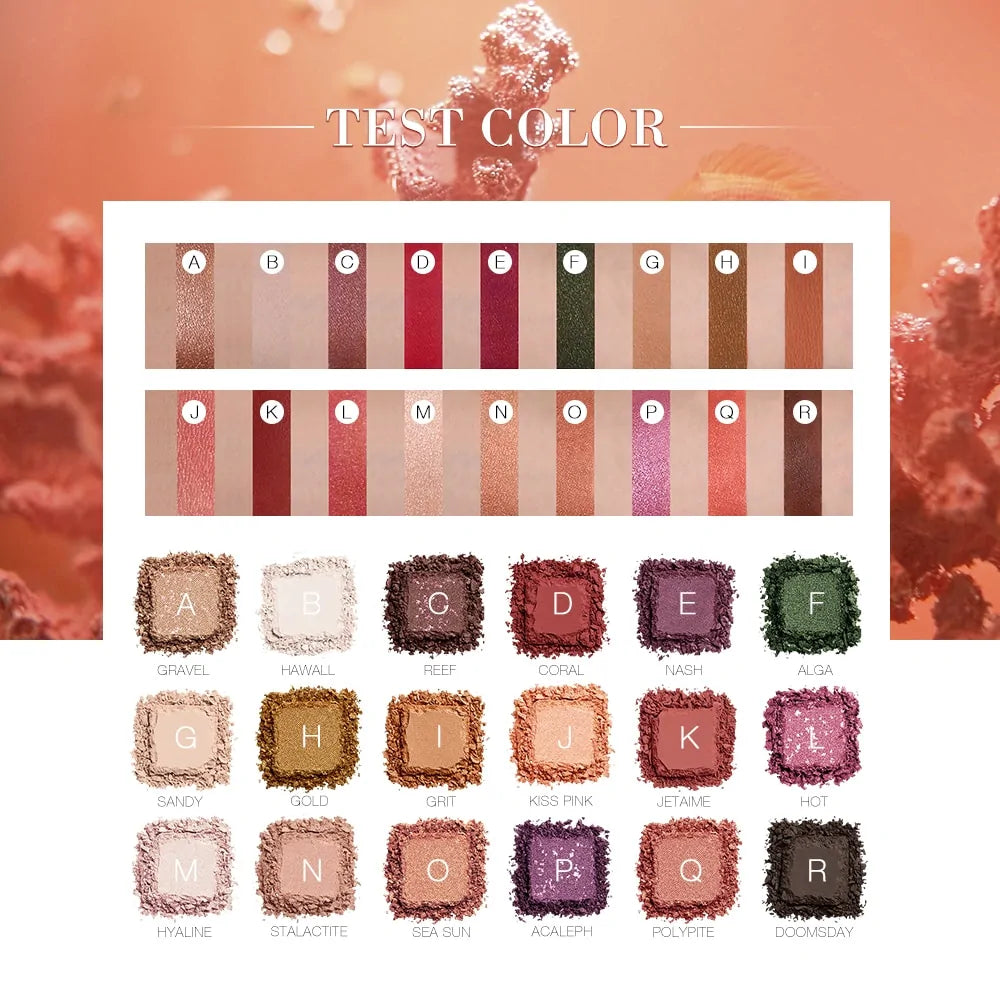 a Colors Makeup Eyeshadow Palette Cosmetic Kit