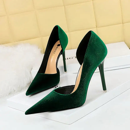 An European And American Style Fashion Banquet High-heeled Shoes With Stiletto Heel