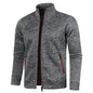 a Men Zipper Jackets Standing Collar