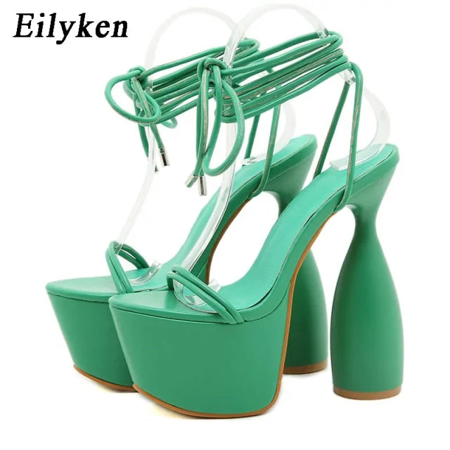 Ankle Strap Super High Heels